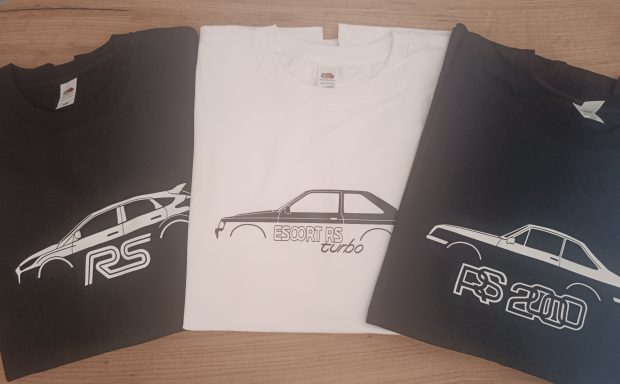 T-Shirt Ford RS 3 T-Shirts mit Ford RS Modellen