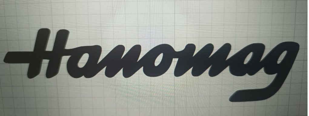 T-Shirt Hanomag Schriftzug T-Shirt mit altem Hanomag Schriftzug