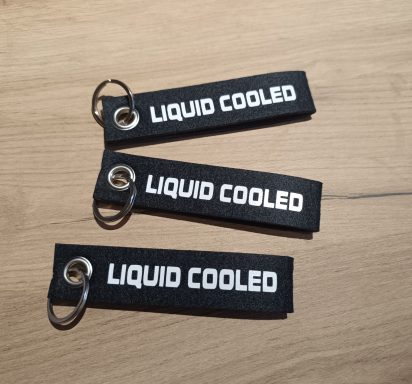 Schlüsselanhänger Liquid Cooled 3 Schlüsselanhänger mit dem Aufdruck Liquid cooled