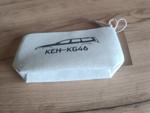 Tasche für Dokumente kleine Tasche mit Auto-Aufdruck und Kennzeichen
