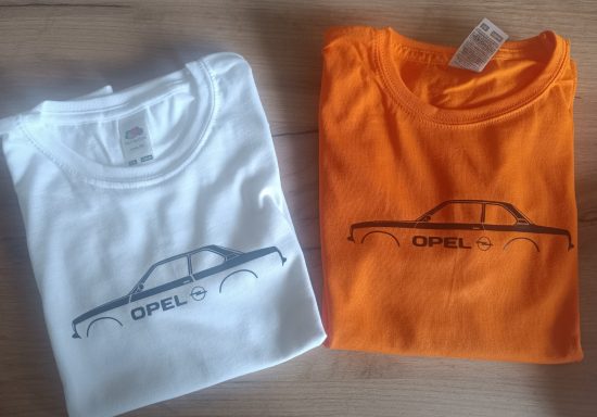 T-Shirt in Gr. 128 Opel Ascona B T-Shirt in Kindergröße Opel Ascona B