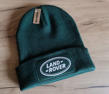 Beanie Land Rover Grüner Beanie mit Land Rover-Logo Aufdruck