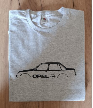 T-Shirt Opel Corsa TR T-Shirt mit Silhouette eines Opel Corsa TR