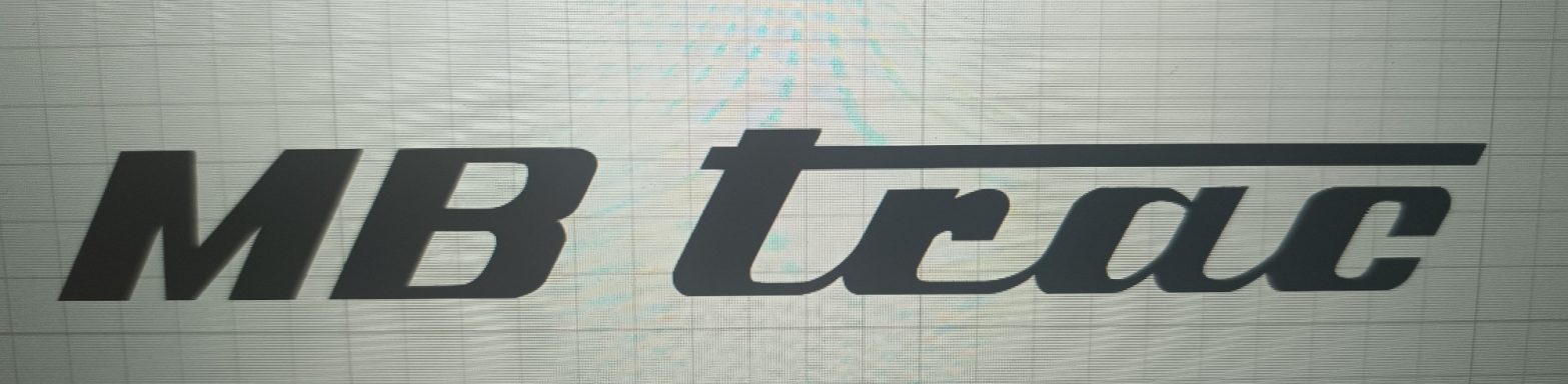 T-Shirt MB trac Schriftzug T-Shirt mit MB trac Schriftzug