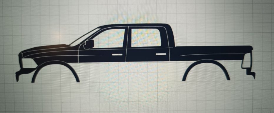 T-Shirt Dodge Ram T-Shirt Dodge Ram CrewCab von 2010