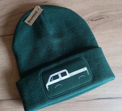Beanie T3 Doka Beanie mit VW T3 Doka Aufdruck
