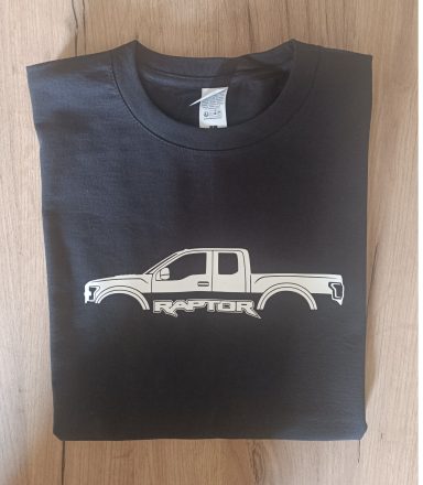 T-Shirt Ford F-150 Raptor / Ranger schwarzes T-Shirt mit Ford F150 Raptor
