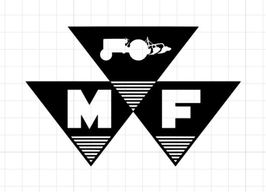 T-Shirt Massey Ferguson T-Shirt mit altem Logo von Massey Ferguson