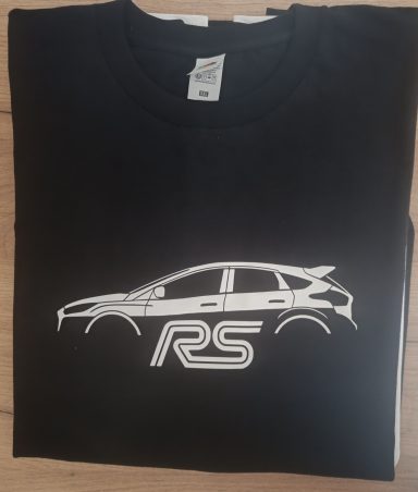 T-Shirt Ford Focus RS MK3 T-Shirt mit Silhouette von Ford Focus RS MK3