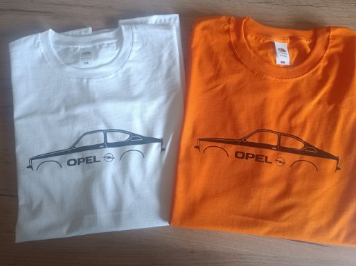 T-Shirt Opel Kadett C Coupe 2 T-Shirts mit Opel Kadett C Coupe
