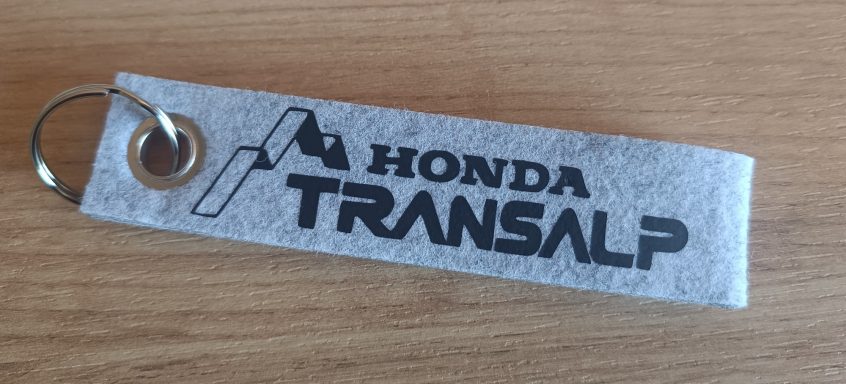Schlüsselanhänger Honda Transalp Schlüsselanhänger mit Honda Transalp Logo