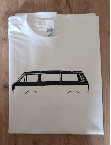 T-Shirt VW T3 Fensterbus T-Shirt mit Silhouette eines VW T3 Fensterbus