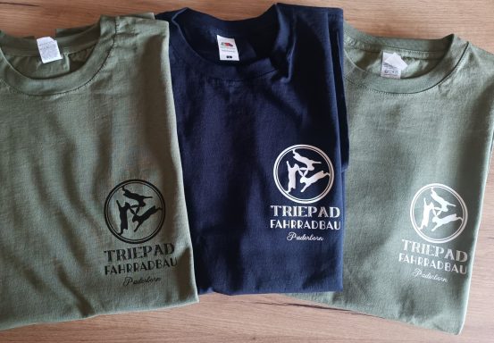 Fan T-Shirt TRIEPAD Fahrradbau Paderborn Triepad T-Shirts Fahrradbau Paderborn