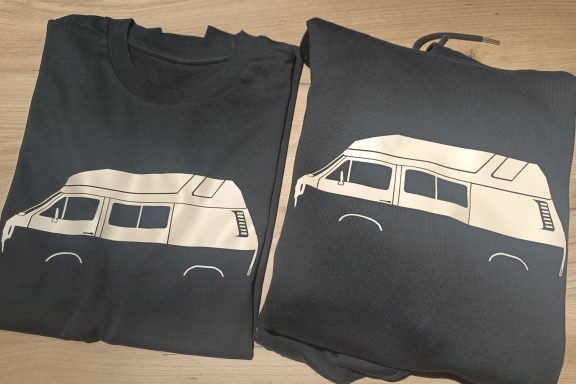 T-Shirt VW T3 Carthago Hochdach T-Shirt mit VW T3 Carthago Hochdach