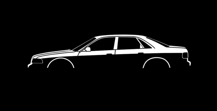 T-Shirt Audi A8 T-Shirt Audi A8 D2 Silhouette