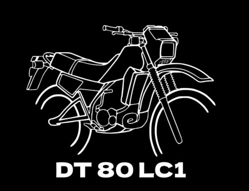 T-Shirt Yamaha DT80 LC1 T-Shirt mit Yamaha DT80 LC1